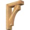 Ekena Millwork Westlake Block Rough Sawn Bracket w/ Offset Brace, Western Red Cedar, 6"W x 22"D x 30"H BKT0604X22X30WTL05RWR - alternate 1